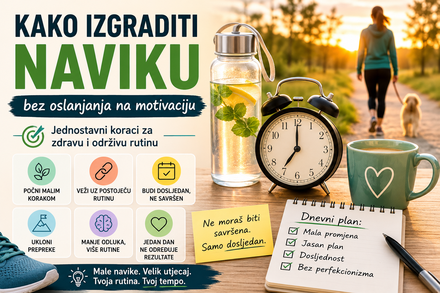Kako izgraditi naviku bez oslanjanja na motivaciju