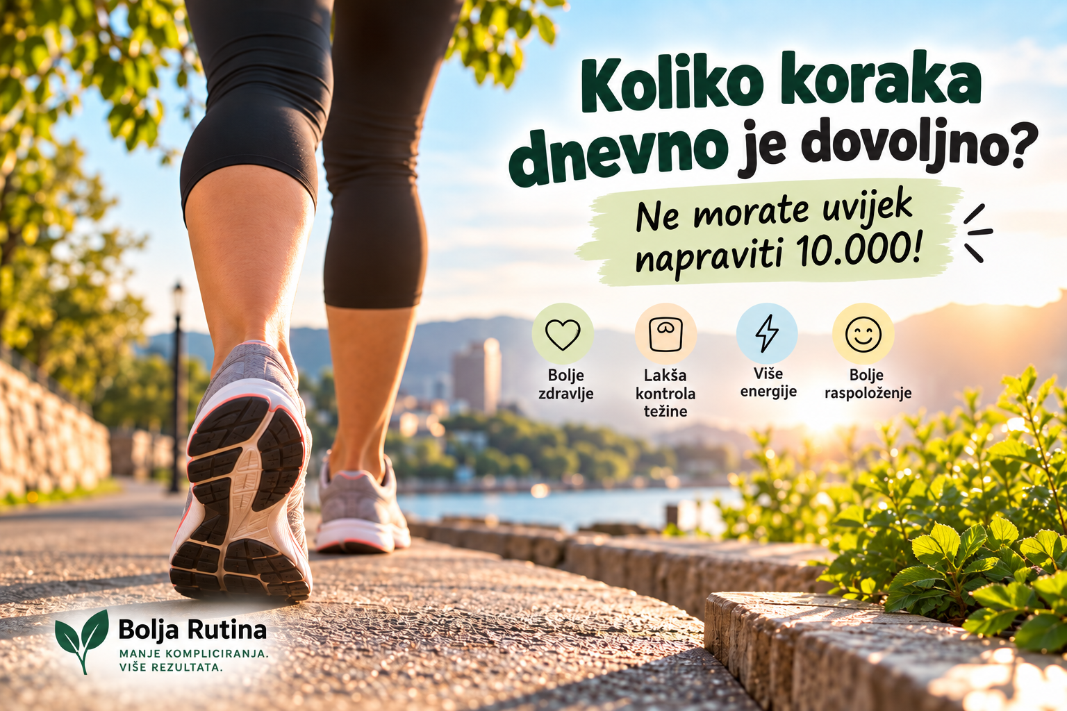 Koliko koraka dnevno je dovoljno – svakodnevno hodanje