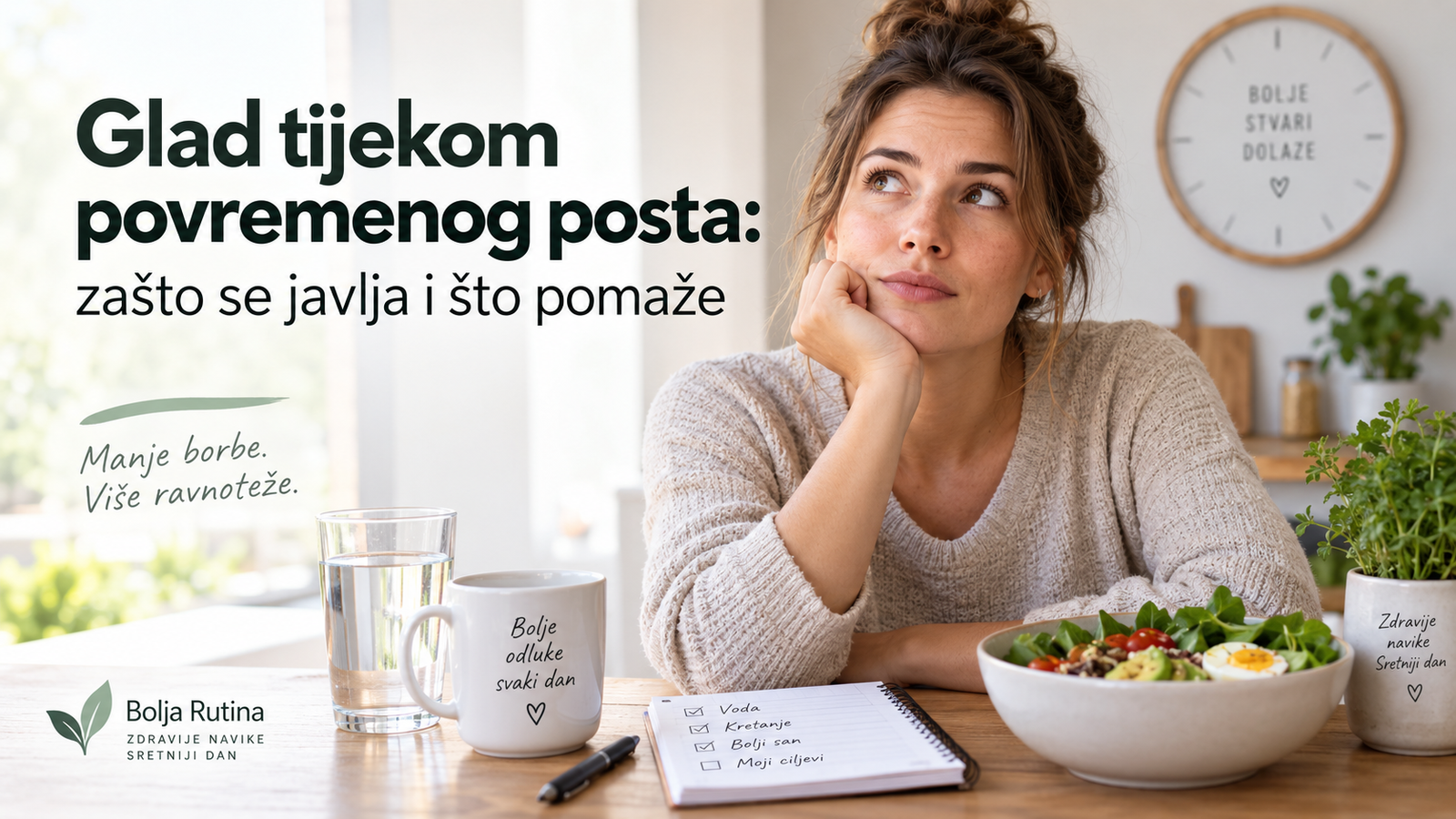 Glad tijekom povremenog posta