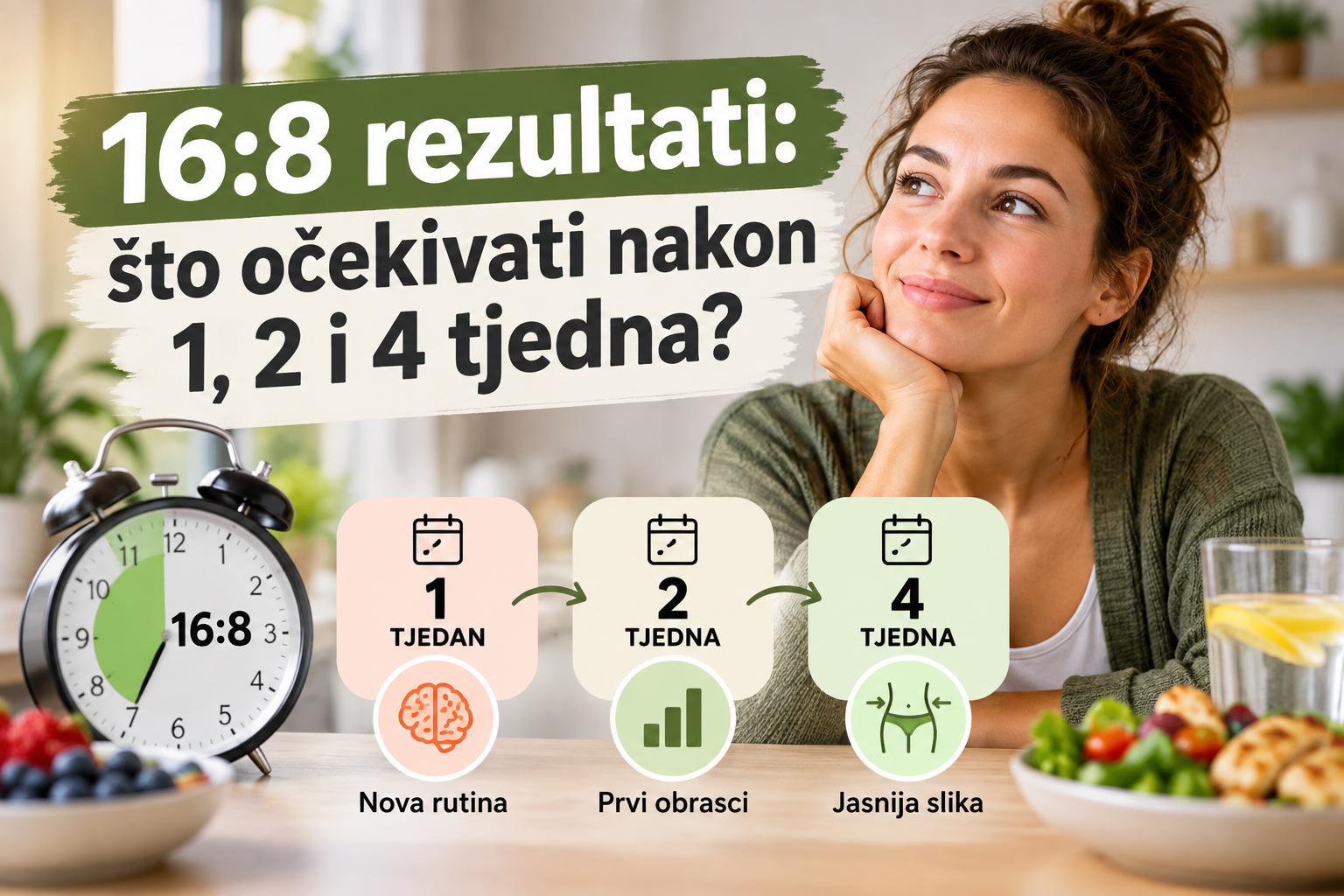 16:8 rezultati nakon nekoliko tjedana povremenog posta